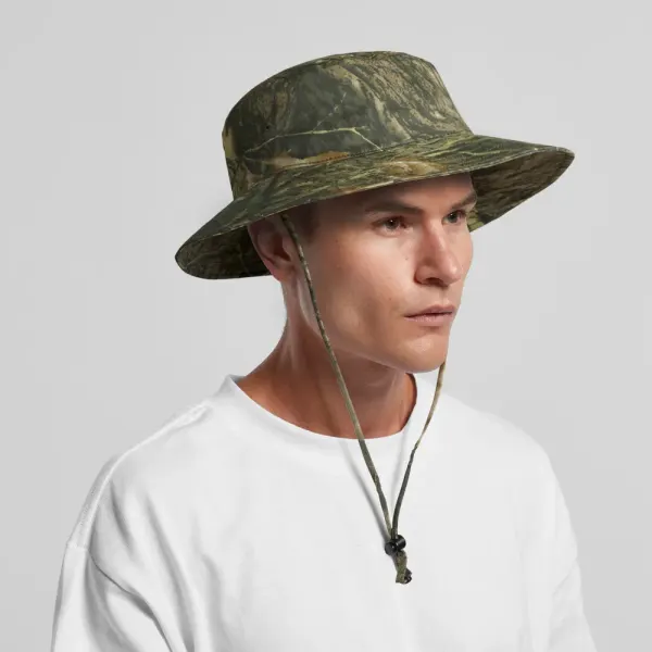 AS Colour Wide Brim Camo Bucket Hat, style 1172C