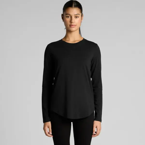 AS Colour Women's Maple Curve Long Sleeve Tee, style 4021