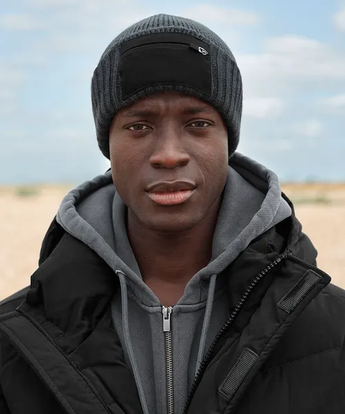 Beechfield Zip patch beanie, style B334R
