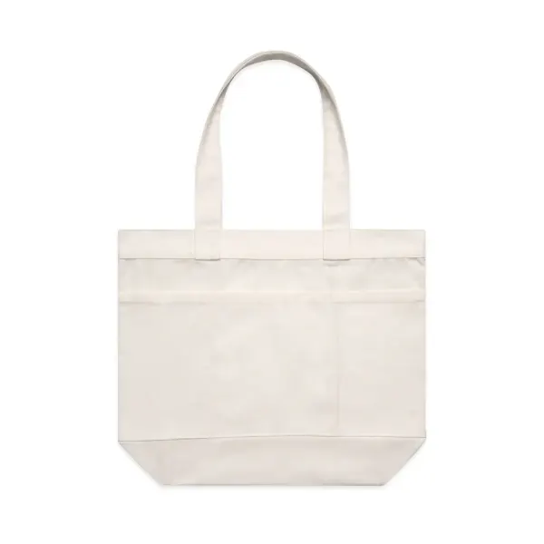 AS Colour Pocket Tote Bag in cream, style 1041