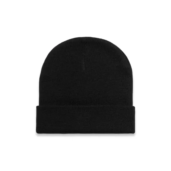 AS Colour Cuff Beanie in black, style 1107