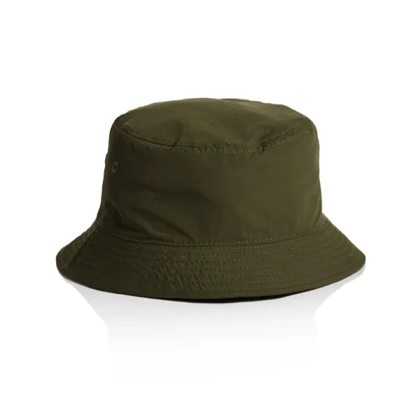 AS Colour Nylon Bucket Hat in khaki & olive, style 1171
