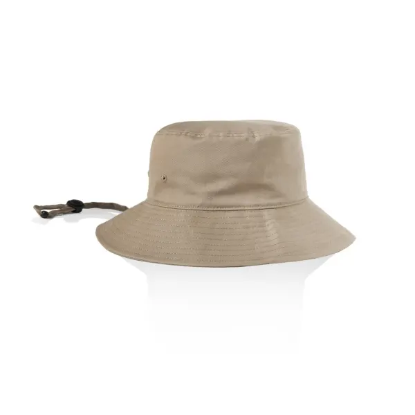 AS Colour Wide Brim Bucket Hat in khaki & olive, style 1172