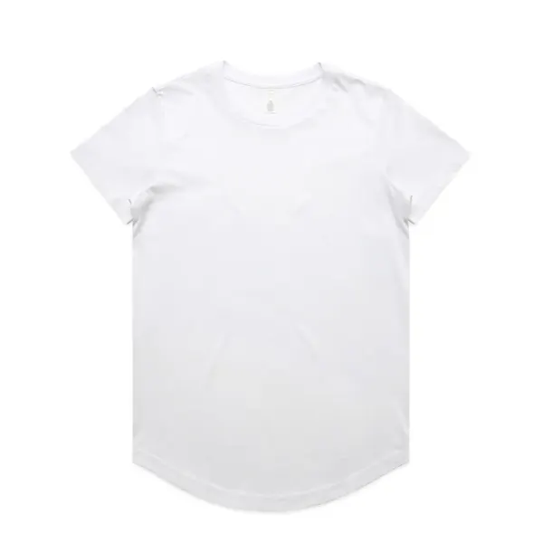 AS Colour Women's Maple Curve Tee in white, style 4024