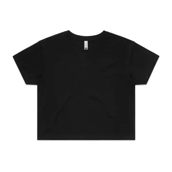 AS Colour Women's Crop Tee in black, style 4062