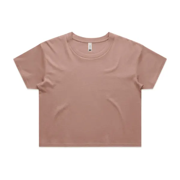 AS Colour Women's Crop Tee in pink, style 4062