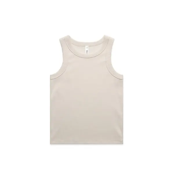 AS Colour Women's Organic Rib Tank in cream, style 4063G