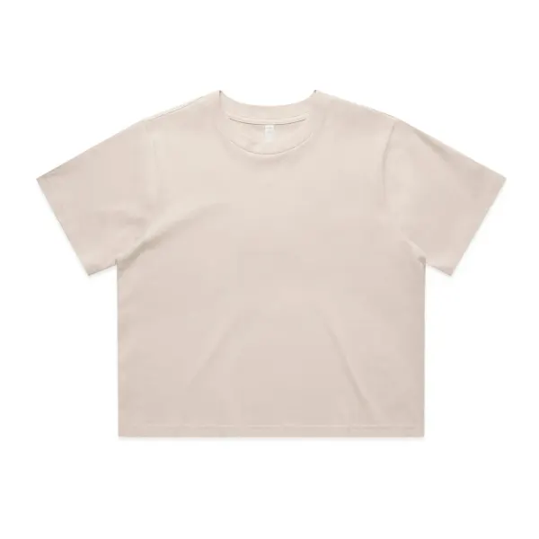 AS Colour Women's Classic Crop Tee in cream, style 4072