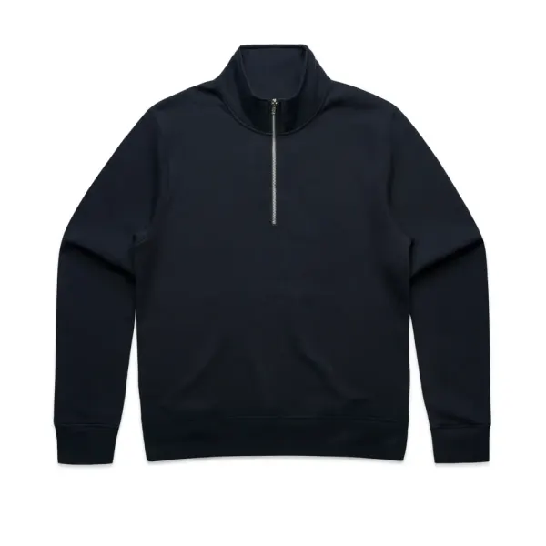 AS Colour Women's Stencil Half Zip Crew in navy, style 4125