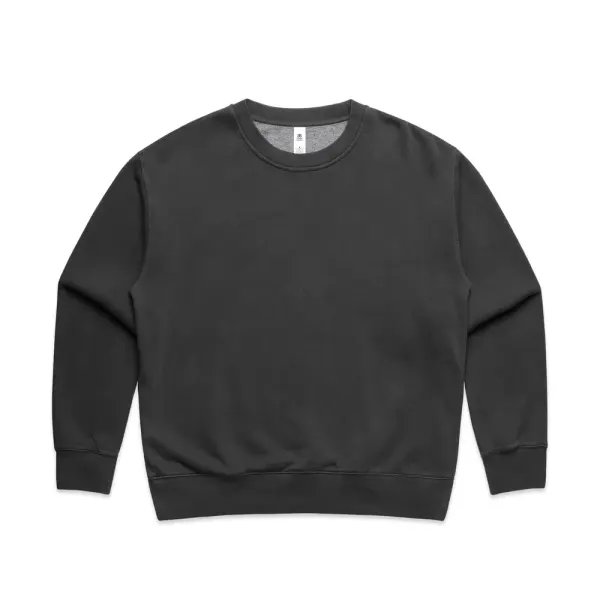 AS Colour Women's Relax Faded Crew in black, style 4165