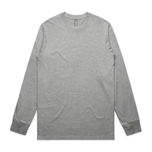 AS Colour Staple Long Sleeve Tee in grey, style 5020