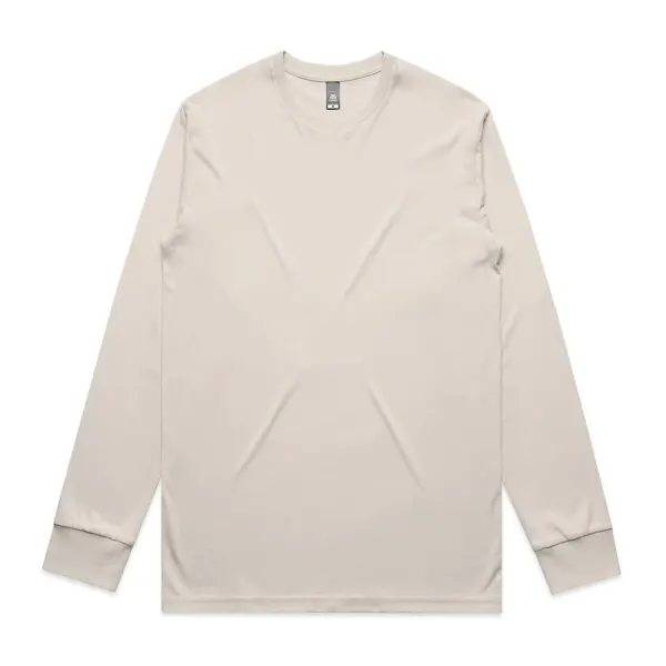 AS Colour Staple Long Sleeve Tee in cream, style 5020