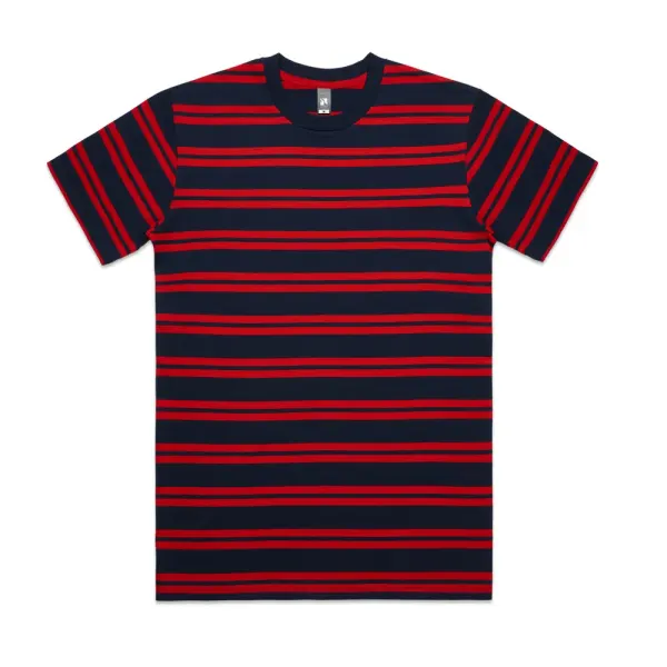 AS Colour Classic Stripe Tee in navy, style 5044S