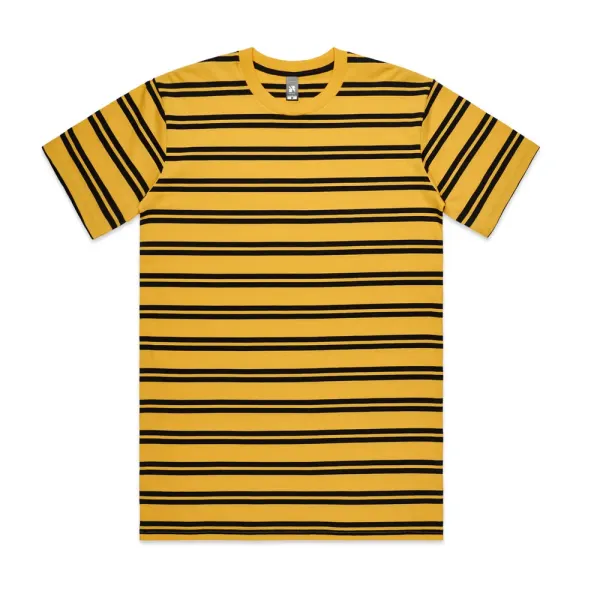 AS Colour Classic Stripe Tee in yellow, style 5044S