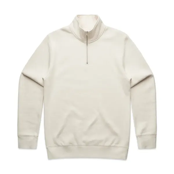 AS Colour Stencil Half Zip Crew in beige & natural, style 5125