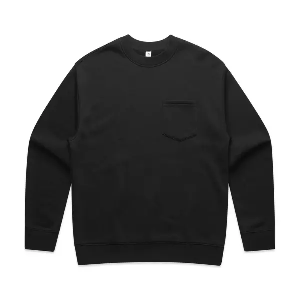 AS Colour Relax Pocket Crew in black, style 5163S