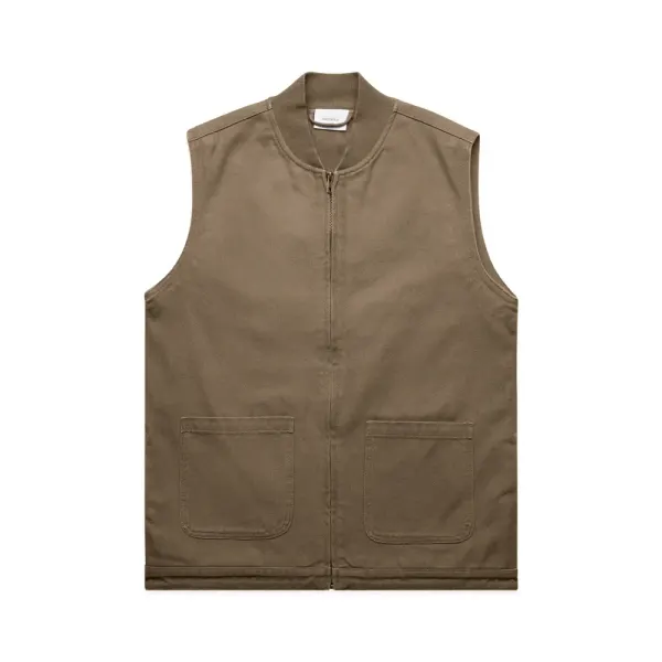 AS Colour Canvas Heavy Vest in brown, style 5528