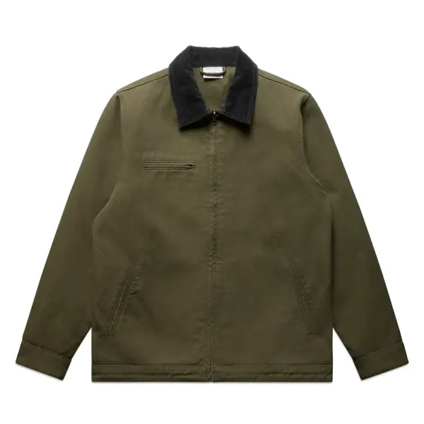 AS Colour Canvas Cord Collar Jacket in khaki & olive, style 5533