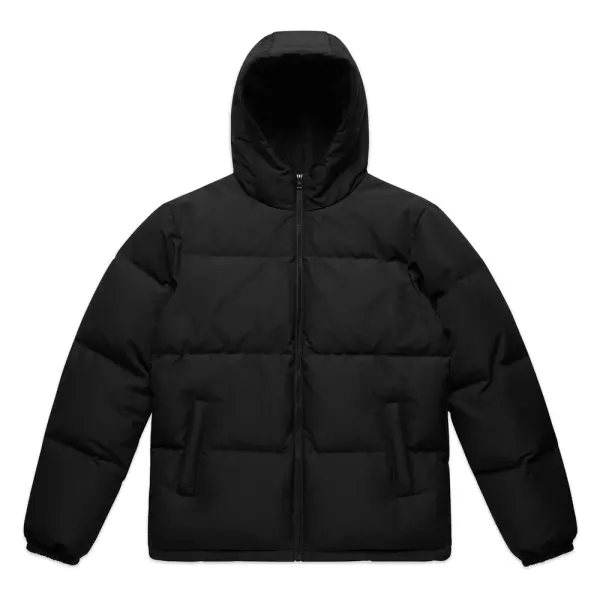 AS Colour Hooded Puffer Jacket in black, style 5590