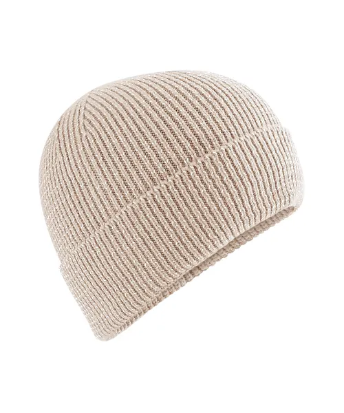 Beechfield Streetlite reflective beanie in beige & natural, style B325R