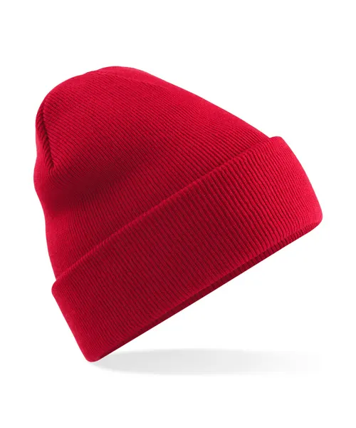 Beechfield Polylana original cuffed beanie in red, style B375R