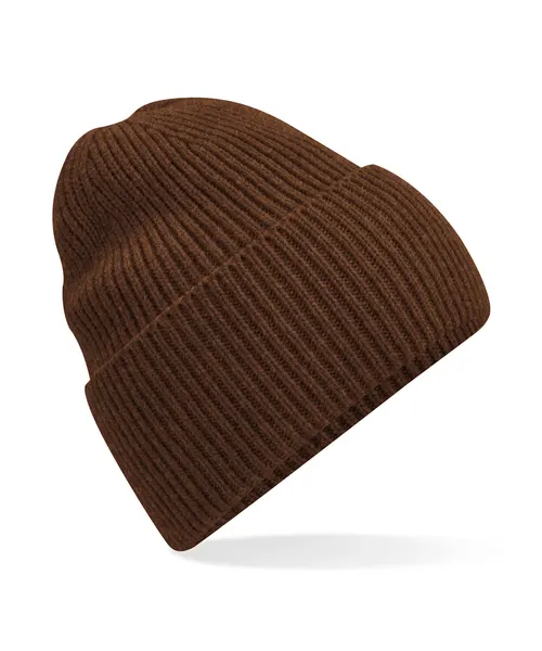 Beechfield Oversized cuffed beanie in brown, style B384R