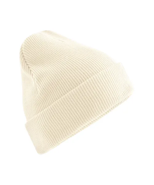 Beechfield Organic cotton original cuffed beanie in cream, style B830N