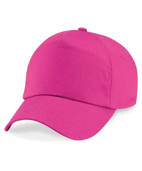 Beechfield Original 5-panel cap in pink, style BC010
