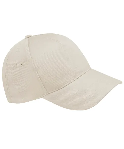 Beechfield Ultimate 5-panel cap in beige & natural, style BC015