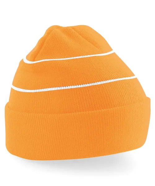Beechfield Enhanced-viz beanie in orange, style BC042
