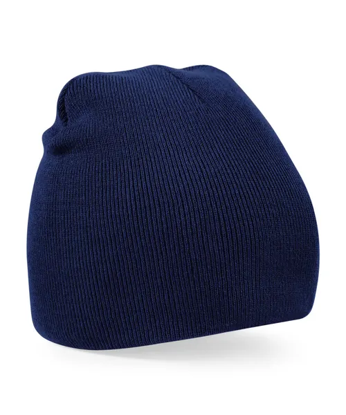 Beechfield Two-tone pull-on beanie in navy, style BC044