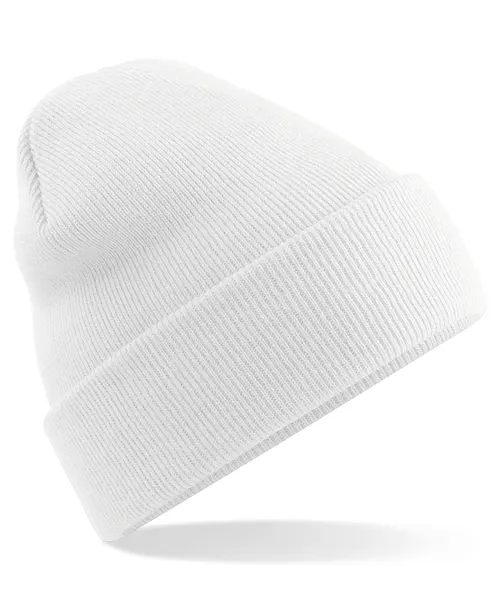 Beechfield Original cuffed beanie in white, style BC045