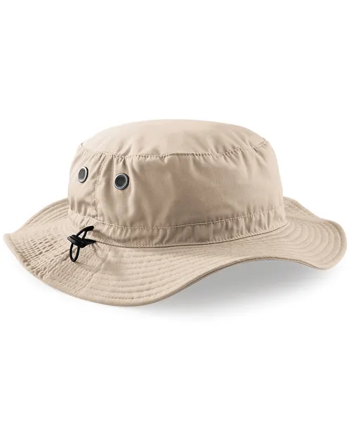 Beechfield Cargo bucket hat in beige & natural, style BC088
