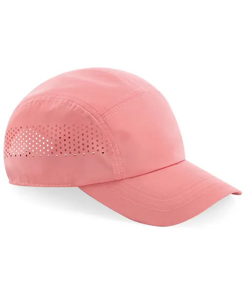Beechfield Technical running cap in pink, style BC188