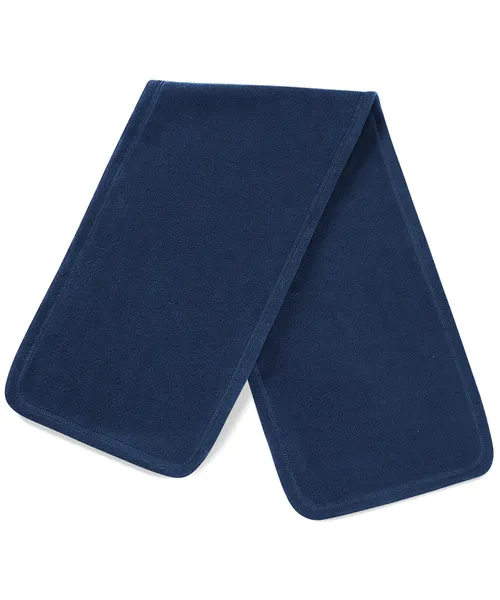 Beechfield Suprafleece Geneva scarf in navy, style BC290
