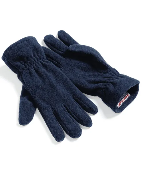 Beechfield Suprafleece alpine gloves in navy, style BC296