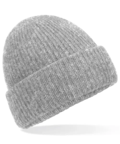 Beechfield Cosy ribbed beanie in grey, style BC386