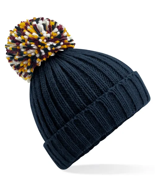 Beechfield Hygge beanie in navy, style BC390