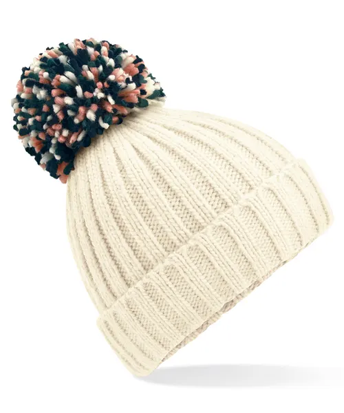 Beechfield Hygge beanie in cream, style BC390