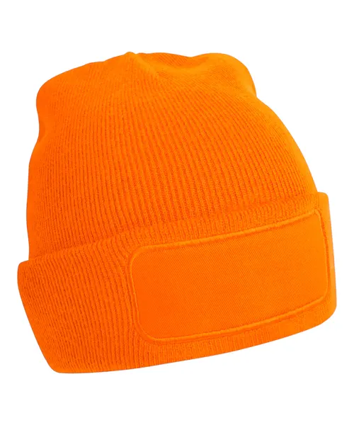 Beechfield Original patch beanie in orange, style BC445