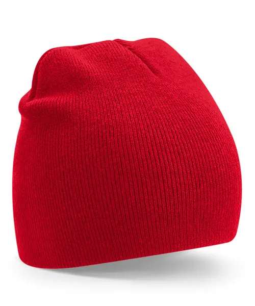 Beechfield Recycled original pull-on beanie in red, style BC44R