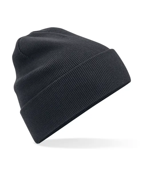 Beechfield Organic cotton original cuffed beanie in grey, style BC45N