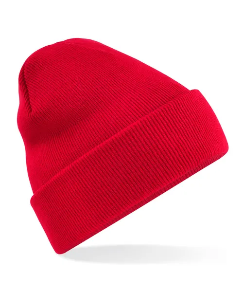 Beechfield Recycled original cuffed beanie in red, style BC45R