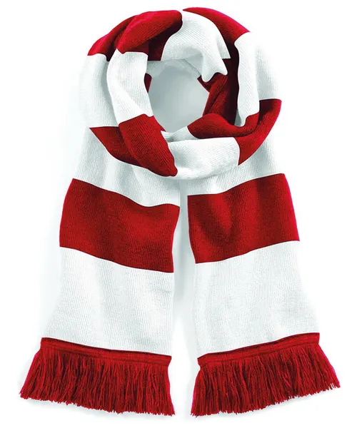 Beechfield Stadium scarf in red, style BC479
