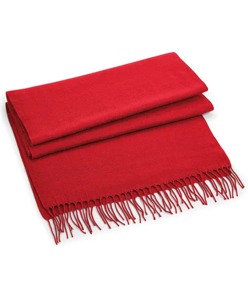 Beechfield Classic woven scarf in red, style BC500