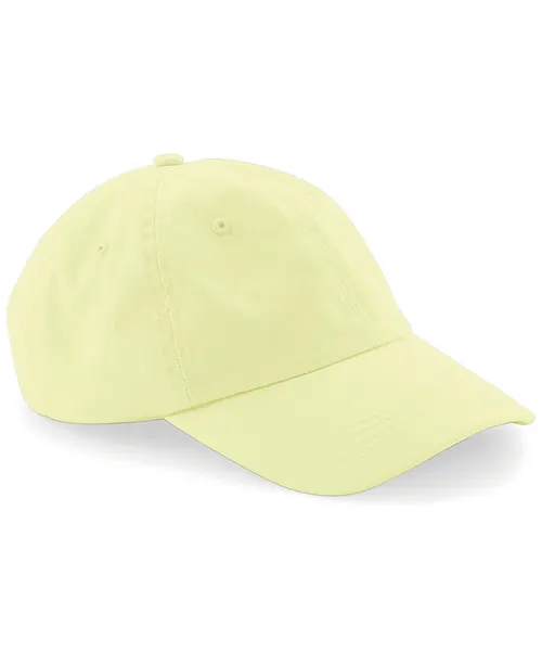 Beechfield Low-profile 6-panel dad cap in yellow, style BC653