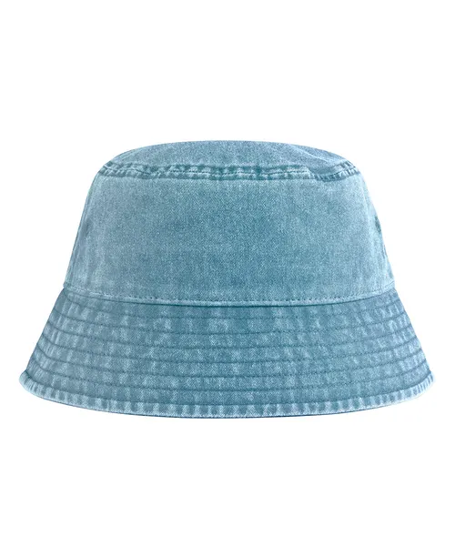 Beechfield Vintage bucket hat in blue, style BC688