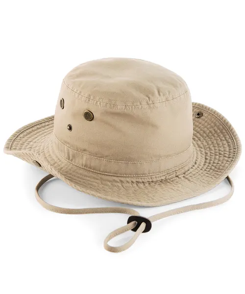 Beechfield Outback hat in grey, style BC789
