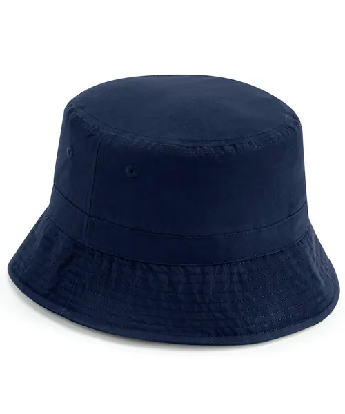 Beechfield Recycled polyester bucket hat in navy, style BC84R
