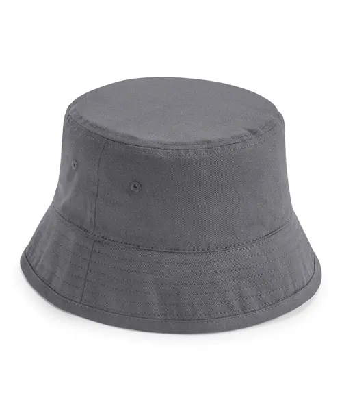 Beechfield Organic cotton bucket hat in grey, style BC90N